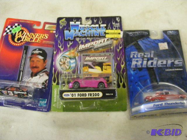 Variety of Model Cars in Original Packaging