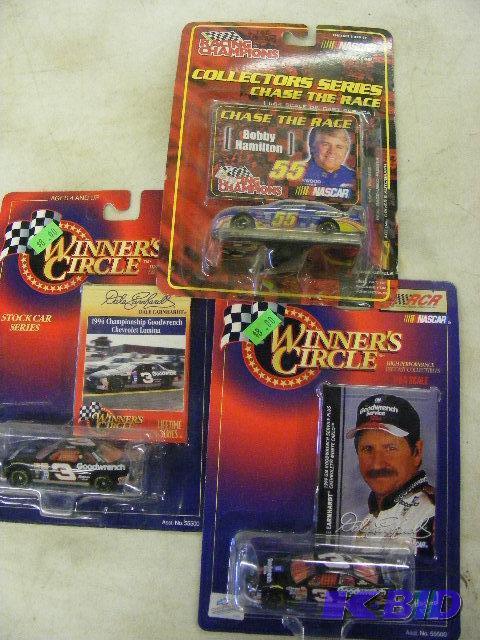 Variety of Race Cars in Original Packaging
