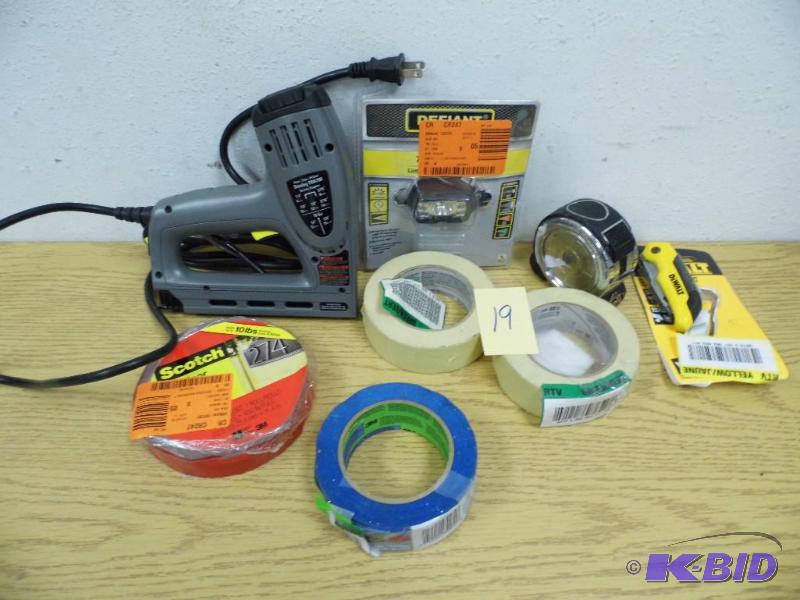 Staple Gun - Tape Measure - Tape