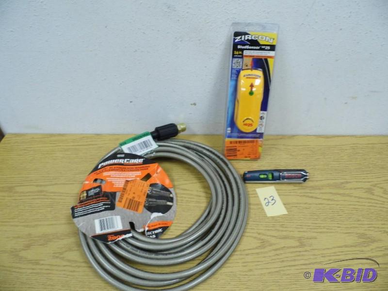 Stud Finder - Bosch Laser Level - Hose