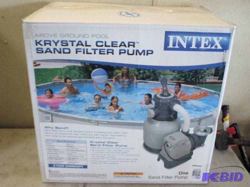 Intex sand filter pump...