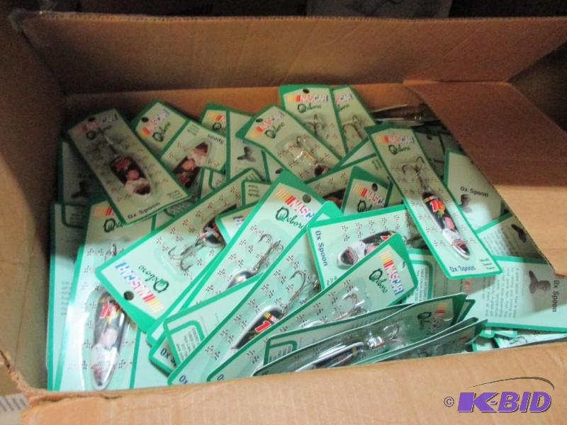 case of new Bill Elliot fishing spoons...
