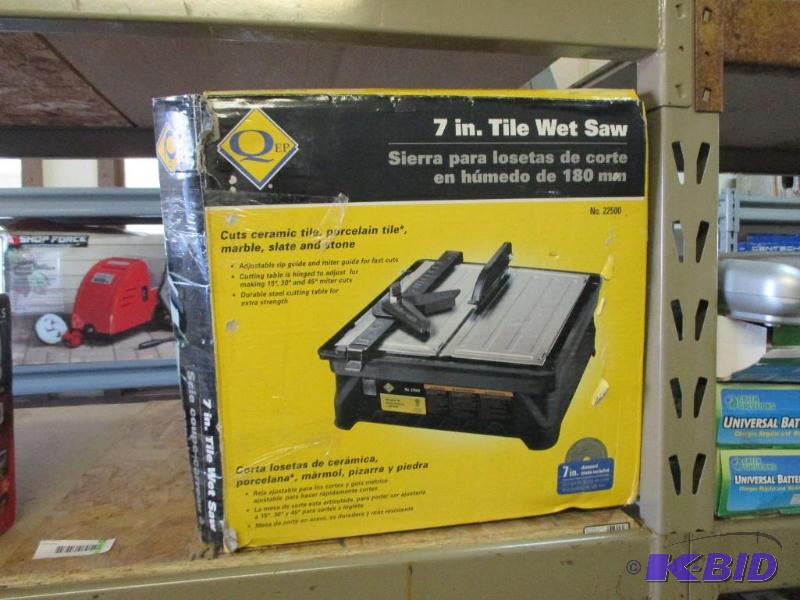 7 in tile saw...