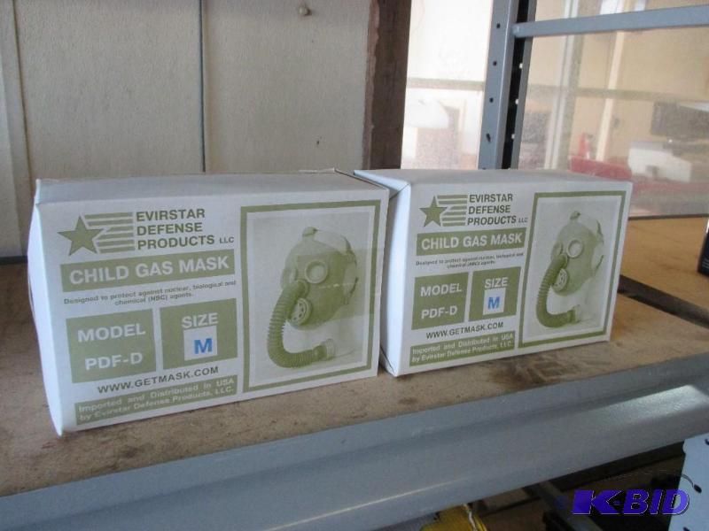 2 New Childs Gas Masks...