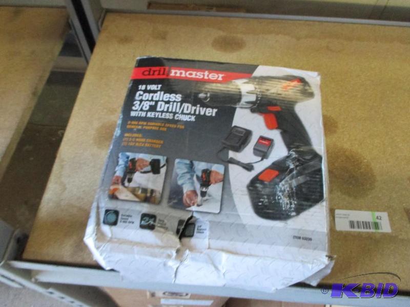 Drillmaster cordless drill...