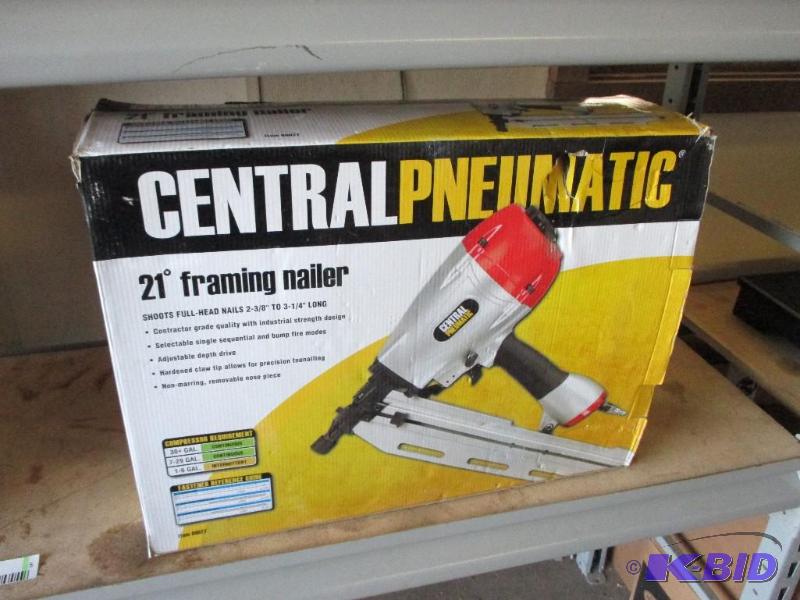 Central Pneumatic Nailer...
