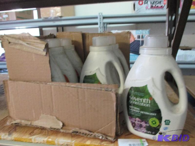 6 jugs of seventh generation laundry detergen...
