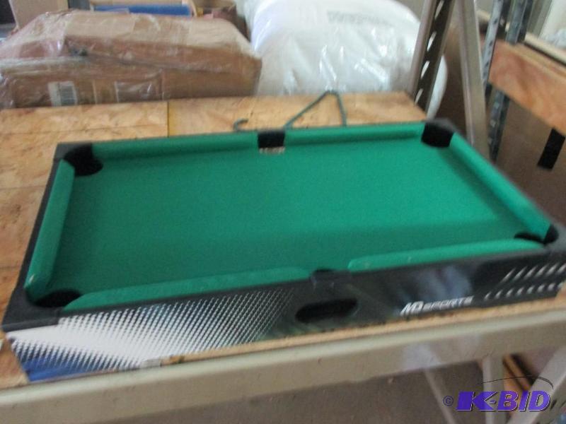 small table top pool table...