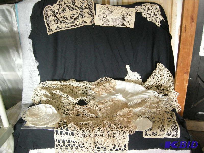 lot 111 image: Many doilies