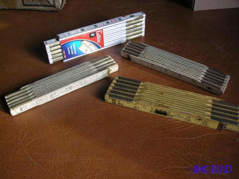 lot 136 image: Folding rulers