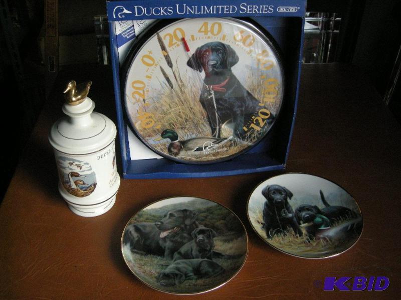 lot 149 image: Ducks Unlimited and labs