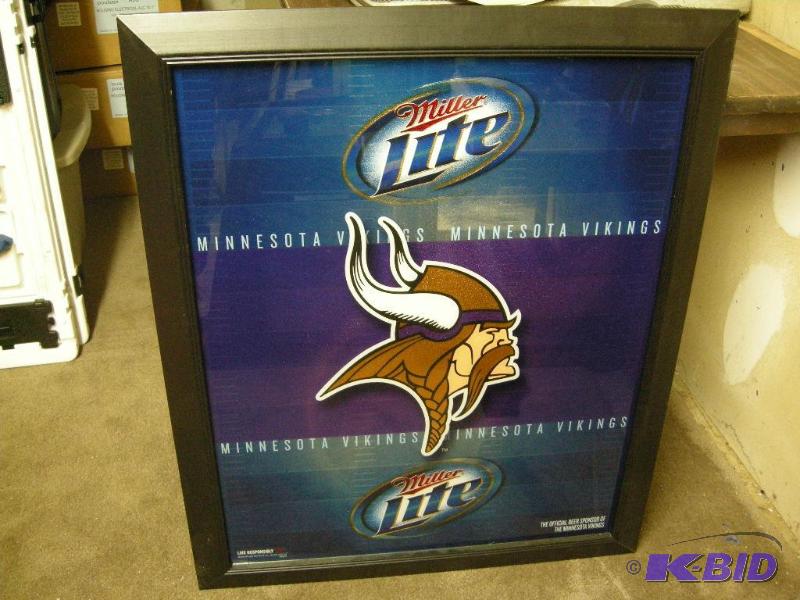 lot 17 image: VikingsMiller Framed