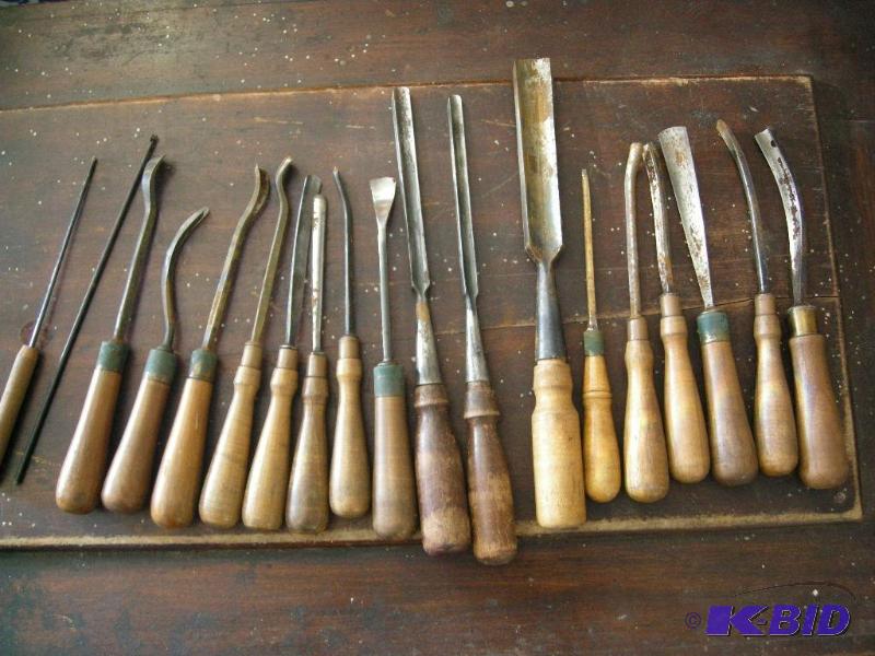 lot 37 image: Early chisels