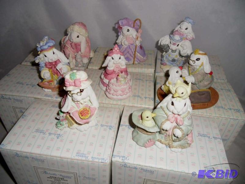 More Patchville Bunnies Collection in Boxes and Signed Lot #2