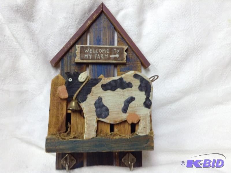 Cow Mail and Key Holder