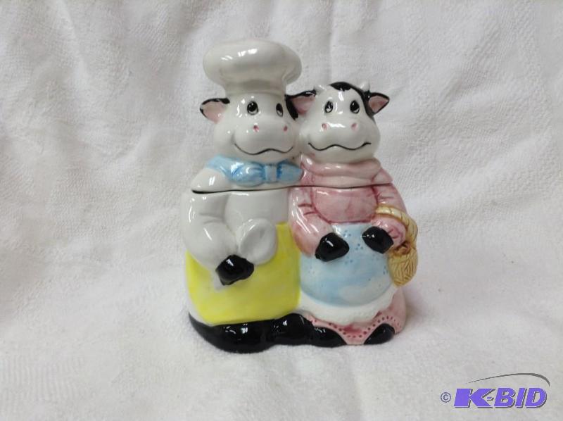 Small Cow Candy Jar