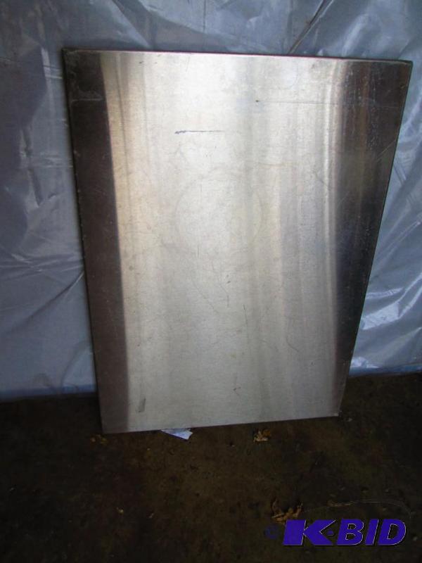 Stainless steel counter or table top, panel, ...