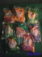 8 NIP McDonalds Teenie Beanie Babies. Mixed y...