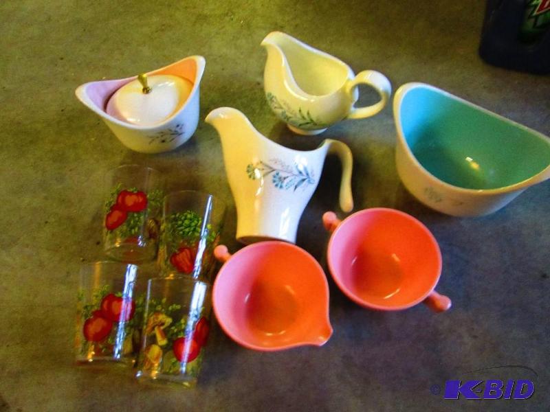 Lot of vintage glass and serving dishes...