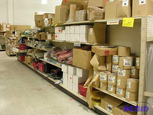 7 sections  gondola style shelving