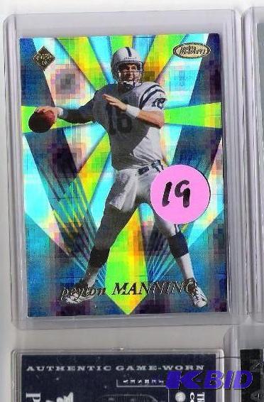 lot 19 image: Rare Peyton Manning 1998 Preview Rookie Card - Rookie Master 1