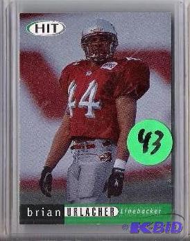 lot 43 image: Brian Urlacher Rookie Card