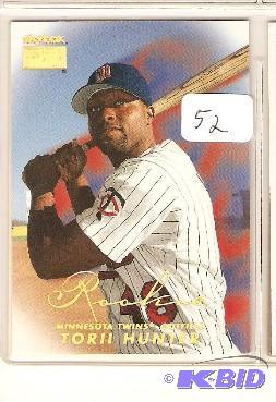lot 52 image: Torii Hunter Rookie Card
