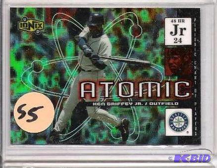 lot 55 image: Ken Griffey Jr. Atomic Card - Upper Deck Insert