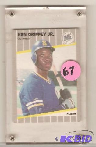lot 67 image: Ken Griffey Jr. Rookie Card