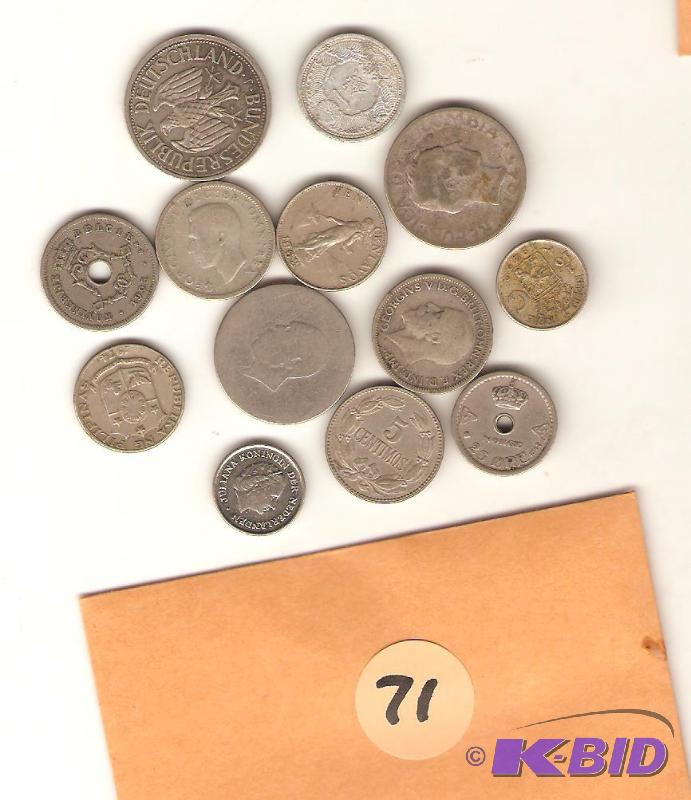 lot 71 image: Misc. Foreign Cards
