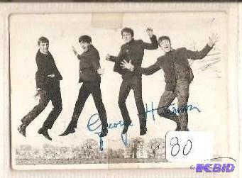 lot 80 image: Beatles Card