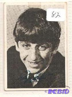 lot 82 image: Beatles Card