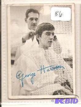 lot 86 image: Beatles Card