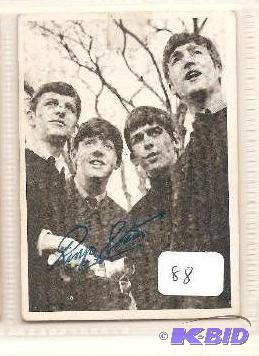 lot 88 image: Beatles Card