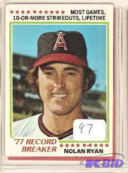 lot 97 image: 1978 Nolan Ryan