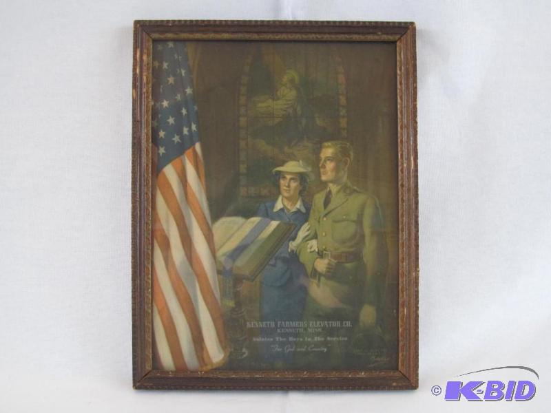 Collectable advertising picture