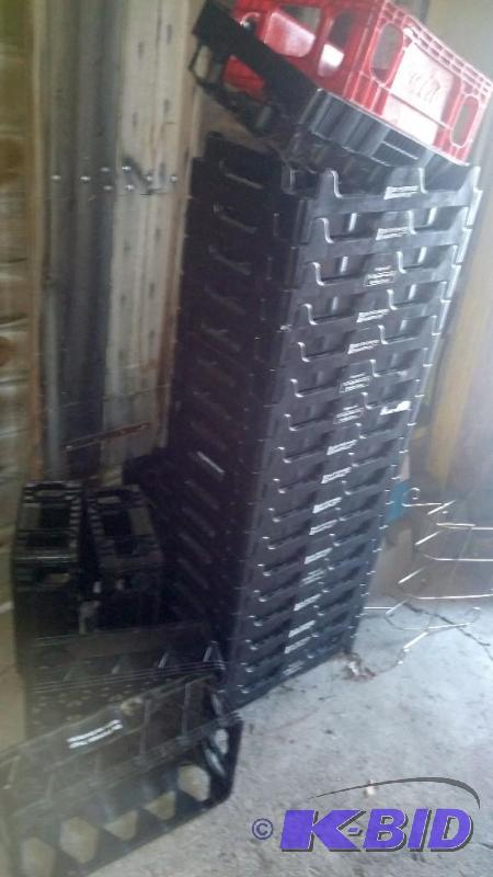 lot 24 image: Large lot of Plastic Coke Trays...