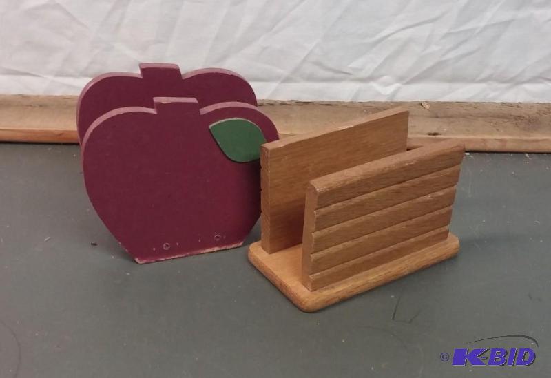 lot 34 image: Set of 2 Napkin Holders...