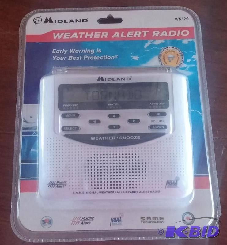 lot 36 image: Midland WR-120 Emergency Weather Alert Radio ...