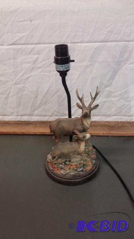 Elk Dexk lamp, 11&quot Hihg...