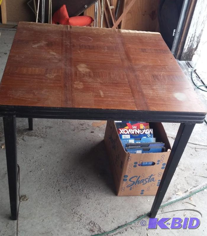 Card Table as shown...