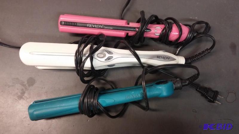 lot 18 image: Lot of 3 Flat Irons...