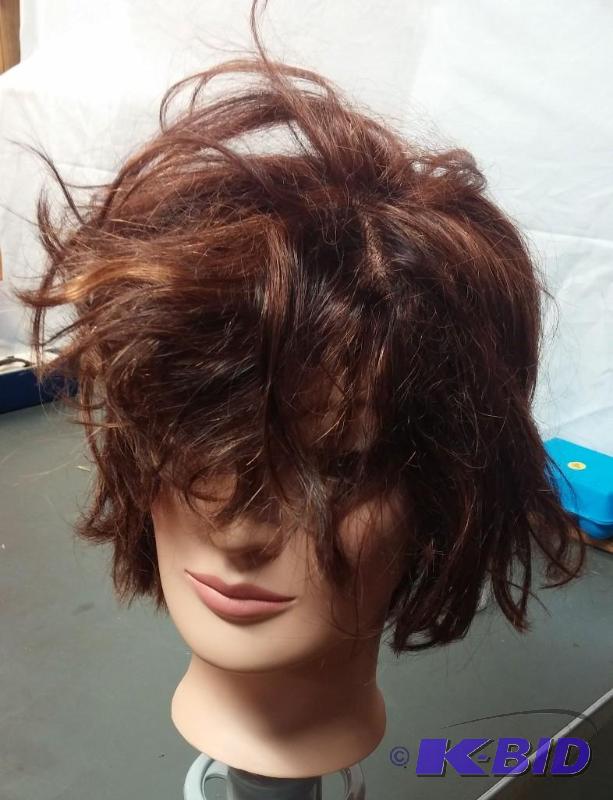 lot 3 image: Student Hair Dresser Manikin Head, real hair...
