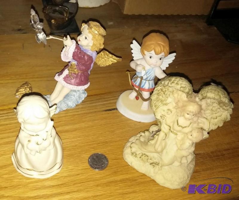 lot 42 image: Lot of Angel Statuettes...