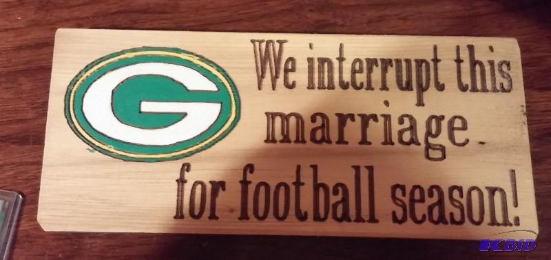 5 X 8 Green Bay Packer Sign...