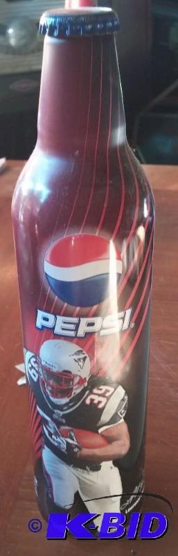 Metal New England Patriots Metal Pepsi Bottle...