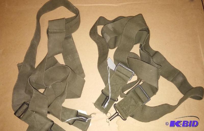 2 PAIRS OF US ARMY PANTS SUSPENDERS...