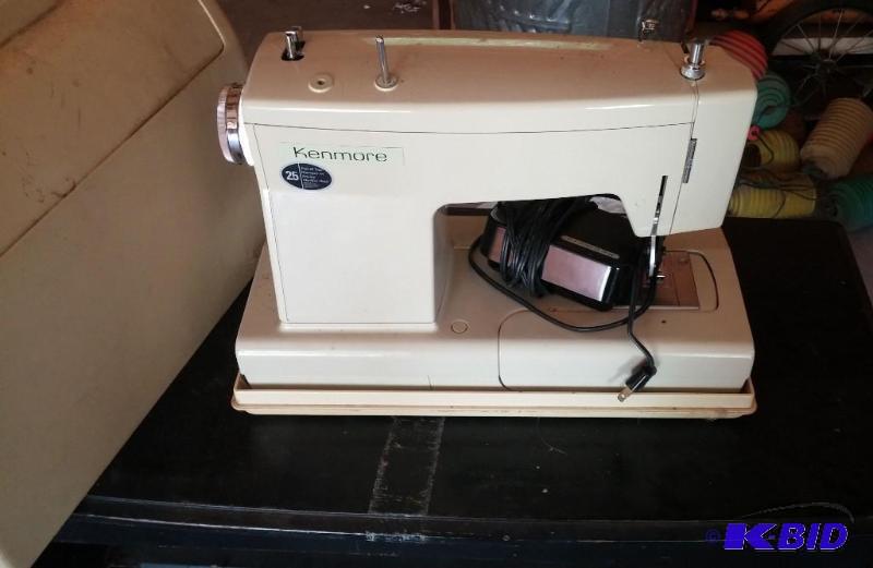 Vintage Sears Kenmore and White Sewing Machines