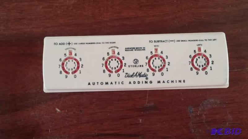 Vintage Automatic Adding Machine...