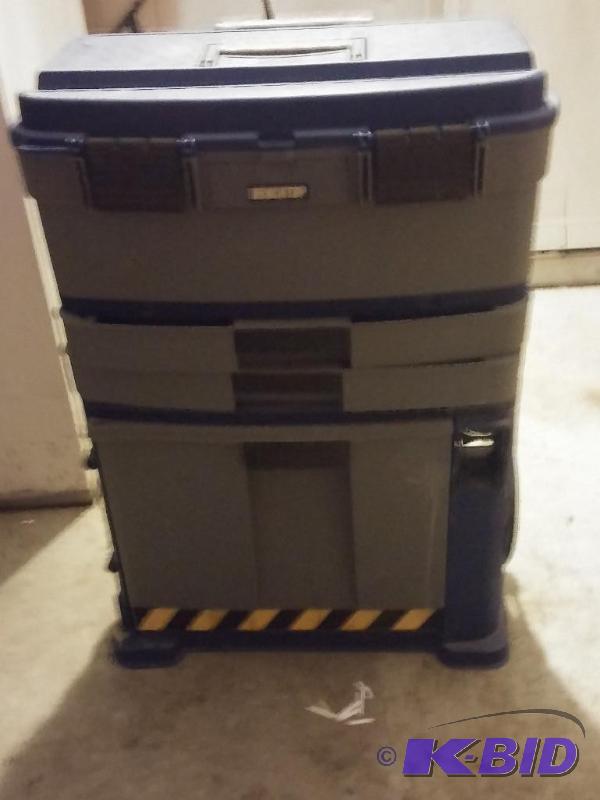 Large Wheeled Plastic Tool Box...